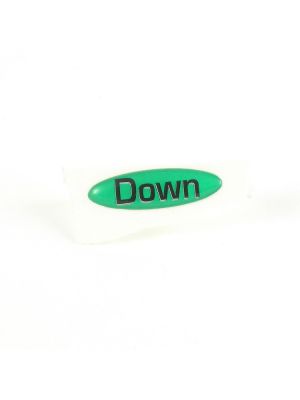 Rudder “Down” Decal - Part # 81407001